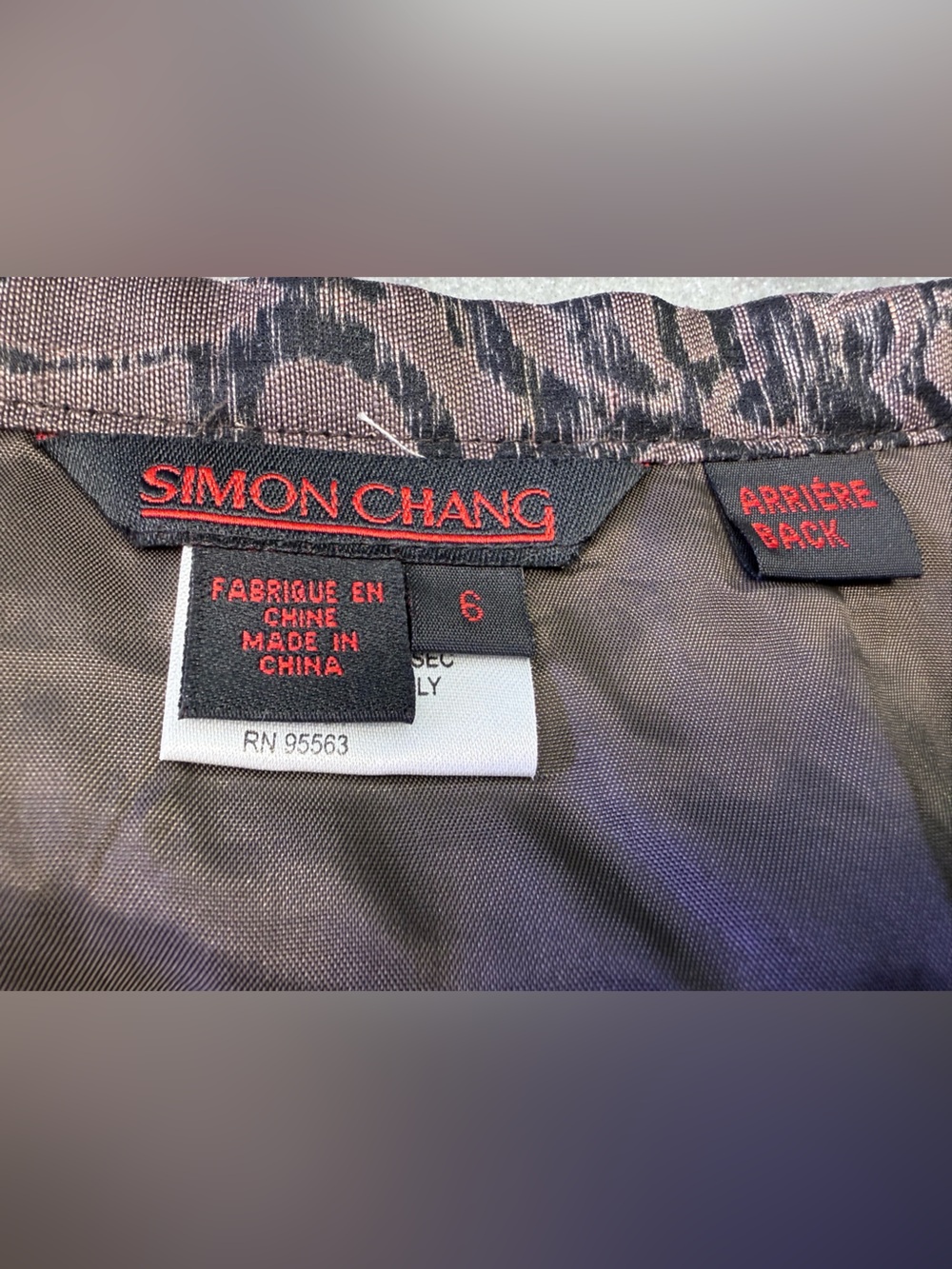SIMON CHANG Linen Skirt - Picture 5 of 7